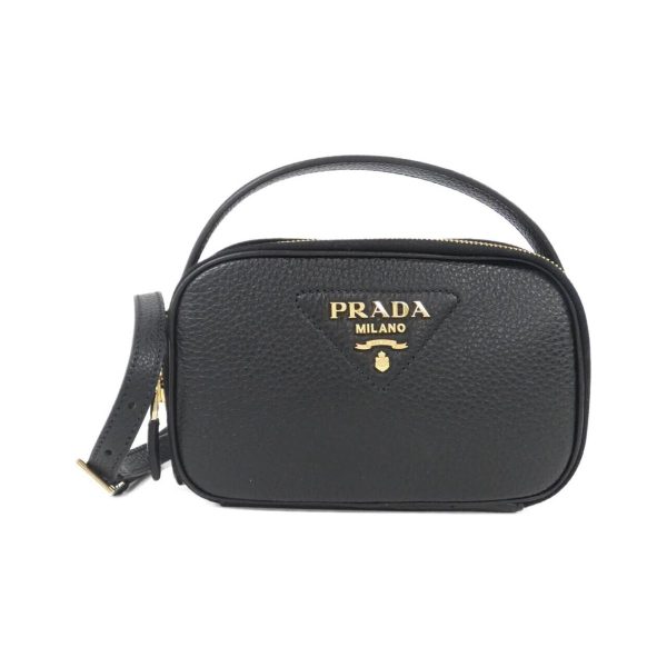 1 Prada Gold Metal Fittings Strap Included Storage Bag Nero Black