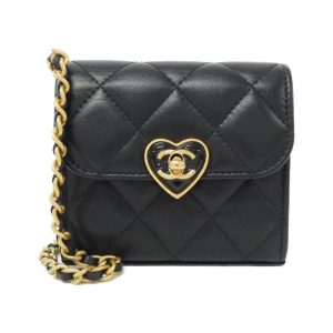 1 Chanel Matelasse Trifold Wallet Small Black