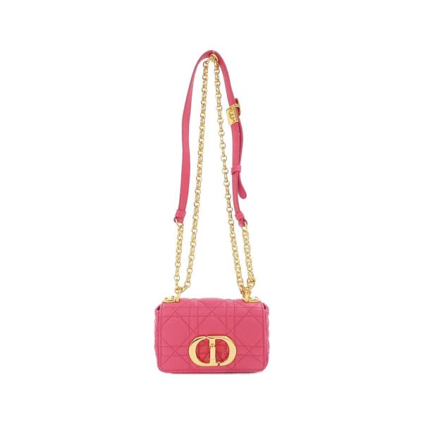 1 Christian Dior Caro Micro Shoulder Bag Fuchsia