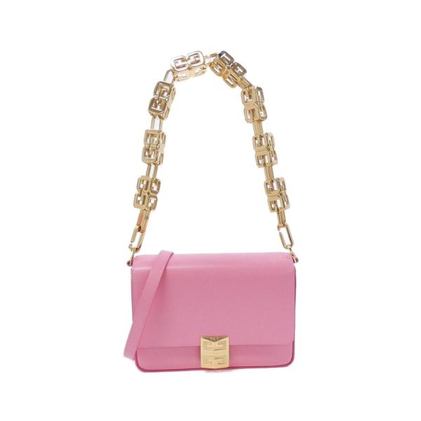 1 Givenchy 4G Chain Medium Bag Shoulder Bag Bright Pink