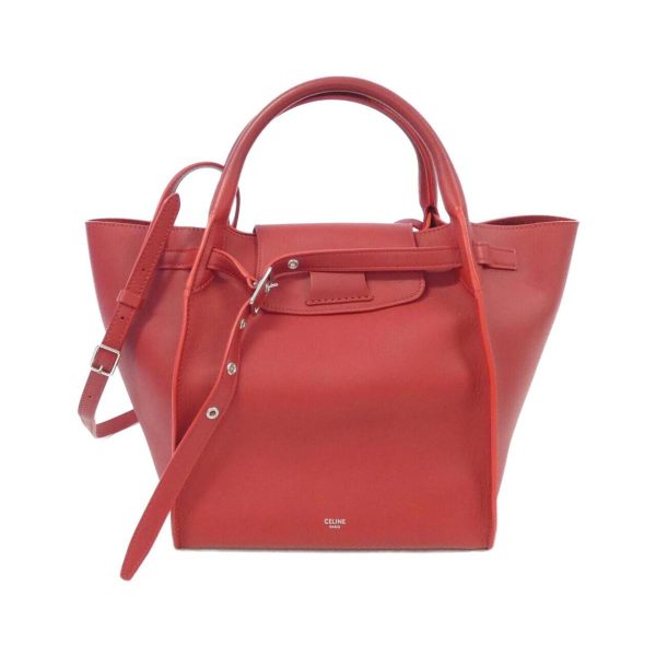 1 Celine Small Big Bag Calf Red