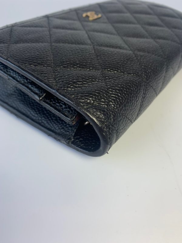 12831704853386 pic hd2 Chanel Wallet on Chain WOC Black Caviar Leather with Gold hardware