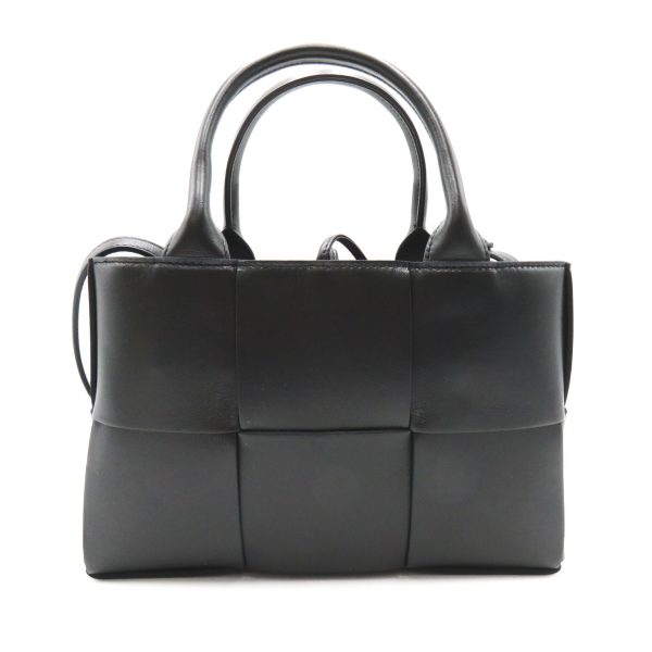 2 Bottega Veneta Shoulder Bag Lambskin Black