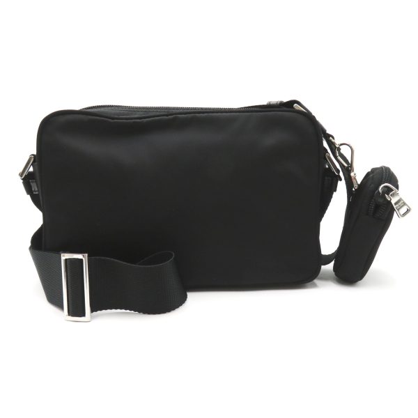 2 Prada Shoulder Bag Nylon Black