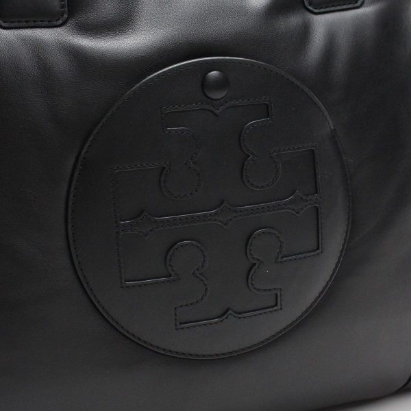 2 Tory Burch Leather Tote Bag Black