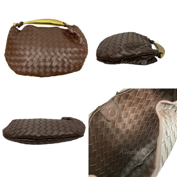 2 Bottega Veneta Sardine Classic Top Handle Sardine Handbag Brown