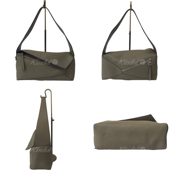 2 Loewe Puzzle Hobo Bag Artichok Olive