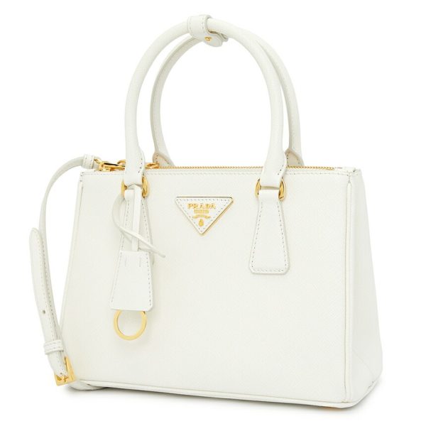 2 Prada Tote Bag Shoulder Bag White