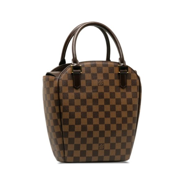 2 Louis Vuitton Damier Sarria Handbag Leather Brown