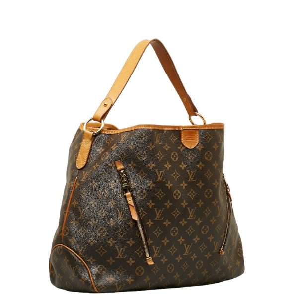 2 Louis Vuitton Monogram Delightful GM Shoulder Bag Leather Brown