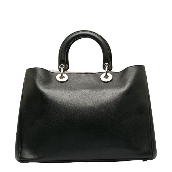 2 Dior Handbag Leather Black