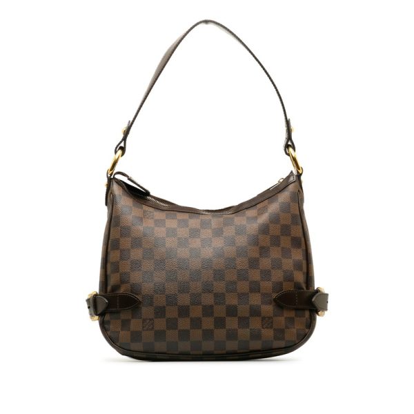 2 Louis Vuitton Damier Ebene Highbury Shoulder Leather Brown