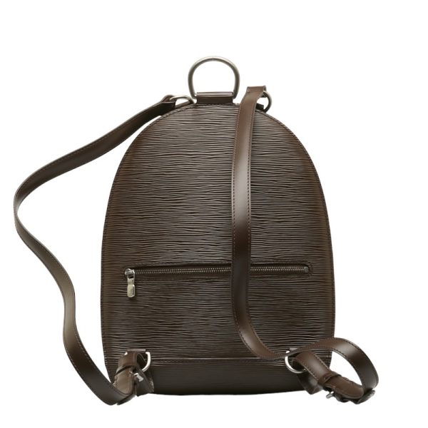 2 Louis Vuitton Rucksack Backpack Leather Brown