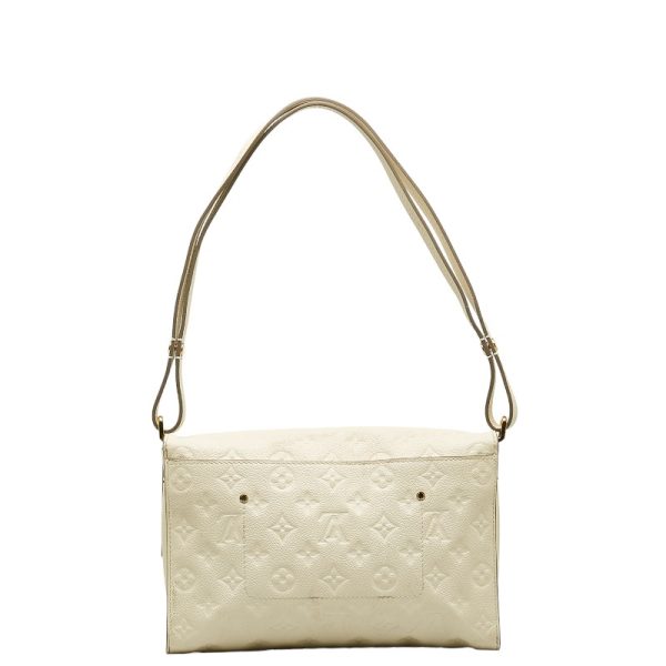 2 Louis Vuitton Monogram Empreinte Facinant Shoulder Bag White