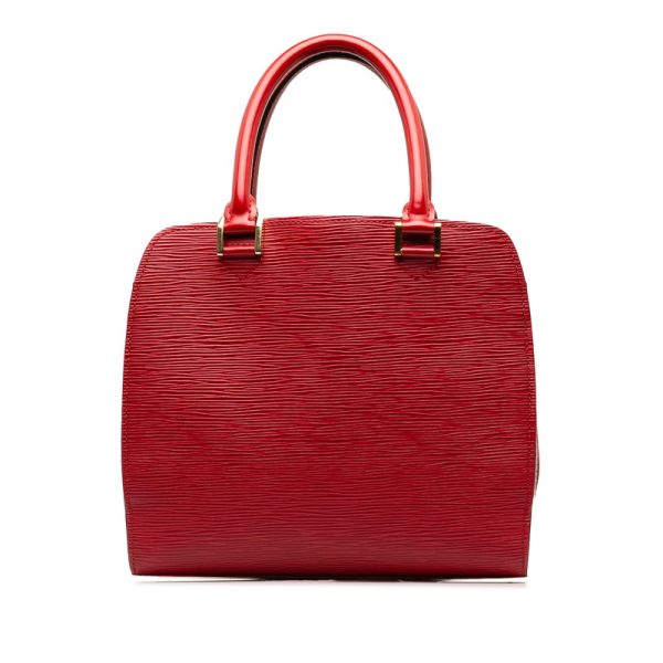 2 Louis Vuitton Handbag Castilian Leather Red