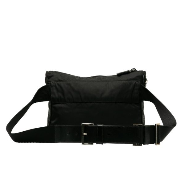 2 Prada Waist Bag Body Bag Nylon Black