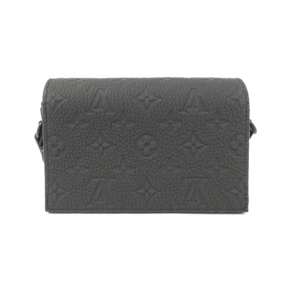 2 Louis Vuitton Taurillon Monogram Steamer Wearable Wallet Black