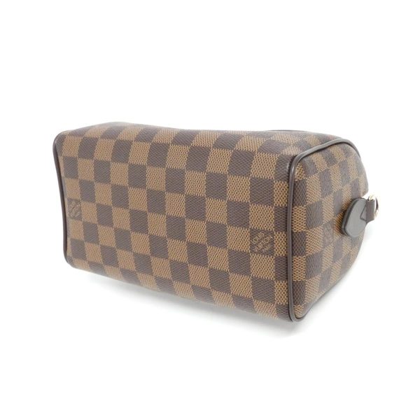 2 Louis Vuitton Damier Speedy Bandouliere 20cm Bag Ebene Beige