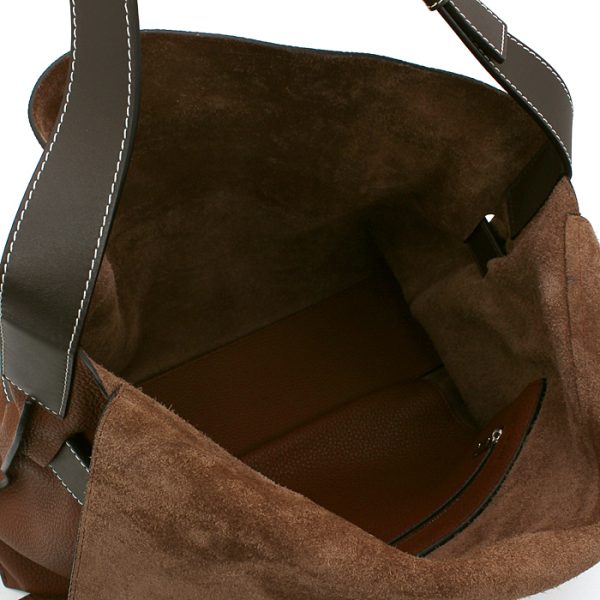 201008 bg5 4 4 Loewe Shoulder Bag Strap Strap Cognac ​​Chocolate Brown Calf