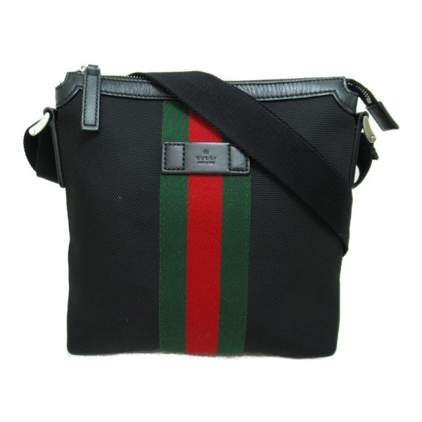 2101217360678 3 Gucci Shoulder Bag Nylon Black Handbag
