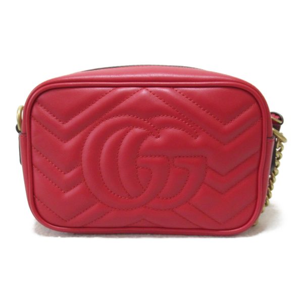 2101217412926 3 Gucci GG Marmont Shoulder Bag Leather Red