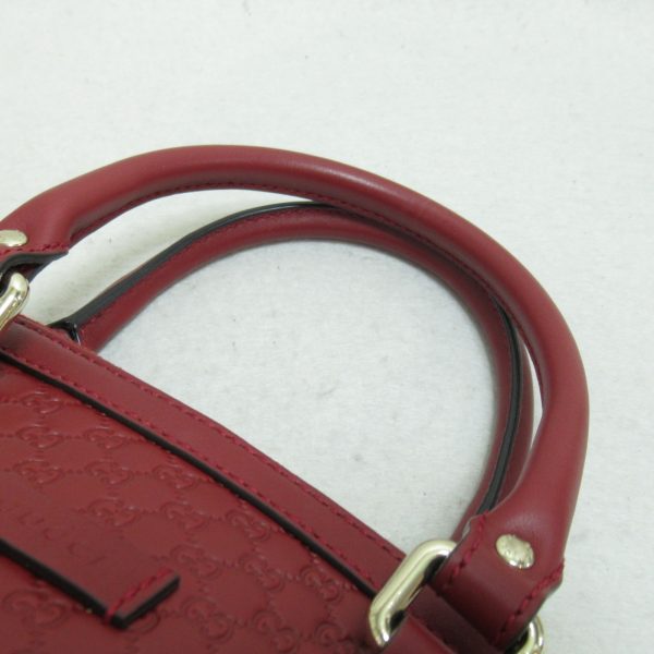 2101217484251 9 Gucci Micro 2way Shoulder Bag Leather Red