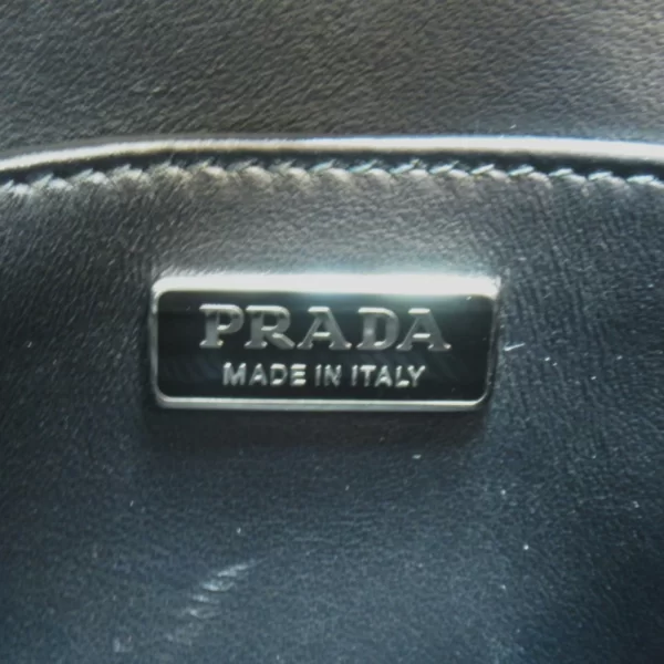 2101217522762 10 PRADA Ladies Leather Shoulder Bag Black