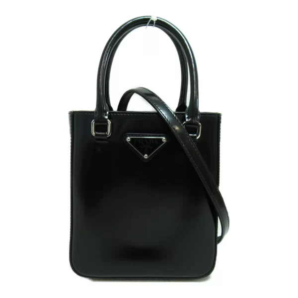 2101217522762 3 PRADA Ladies Leather Shoulder Bag Black