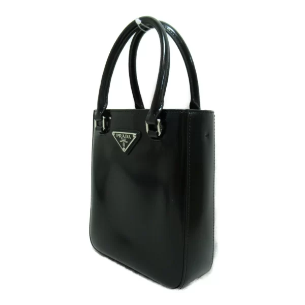 2101217522762 4 PRADA Ladies Leather Shoulder Bag Black