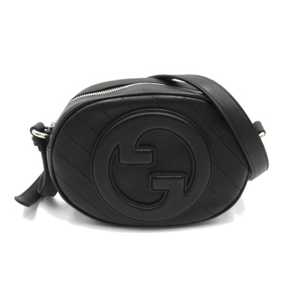 2101217626385 1 Gucci Mini Shoulder Bag Leather Black