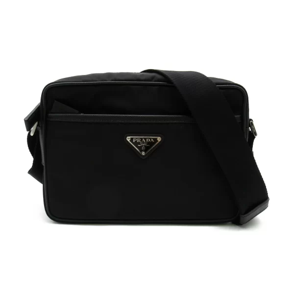 2101217712095 1 PRADA Nylon Ladies Shoulder Bag Black