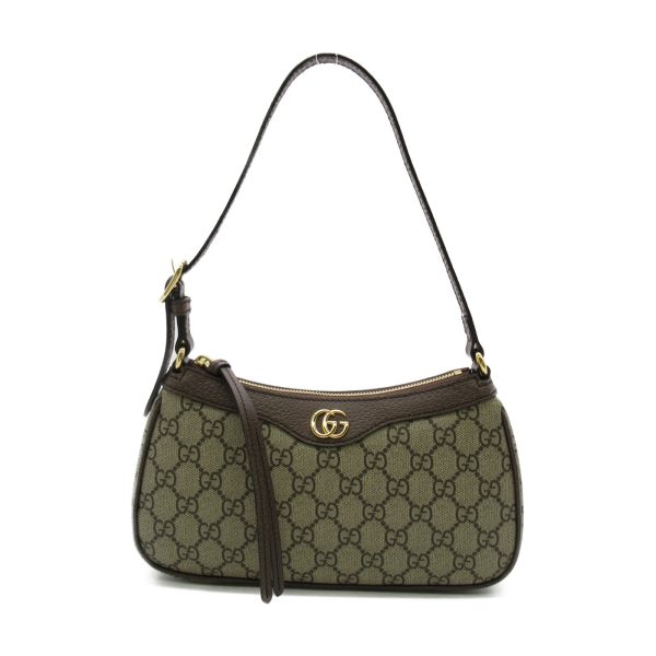 2101217766357 1 Gucci Ophidia Small Handbag Shoulder Bag Canvas GG Supreme Beige Ebony