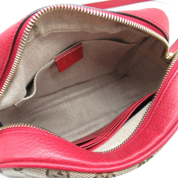 2101217769754 2 Gucci Shoulder Bag GG Canvas Beige Red