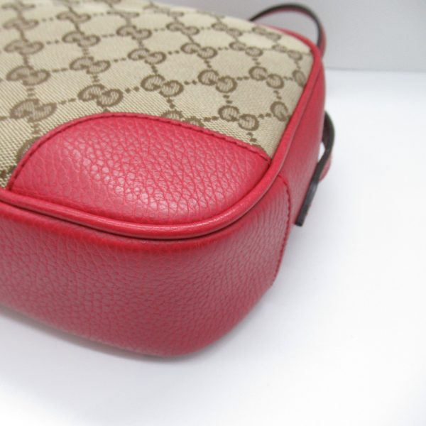 2101217769754 7 Gucci Shoulder Bag GG Canvas Beige Red