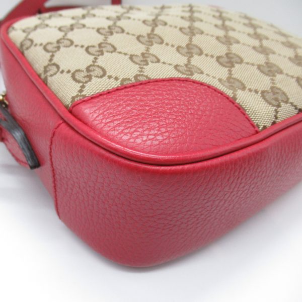 2101217769754 8 Gucci Shoulder Bag GG Canvas Beige Red