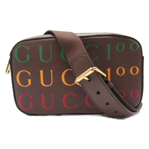 2101217769891 1 Gucci Waist Bag Body Bag Calf Brown