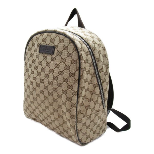 2101217770651 4 Gucci Rucksack Backpack Bag GG Canvas Beige Brown