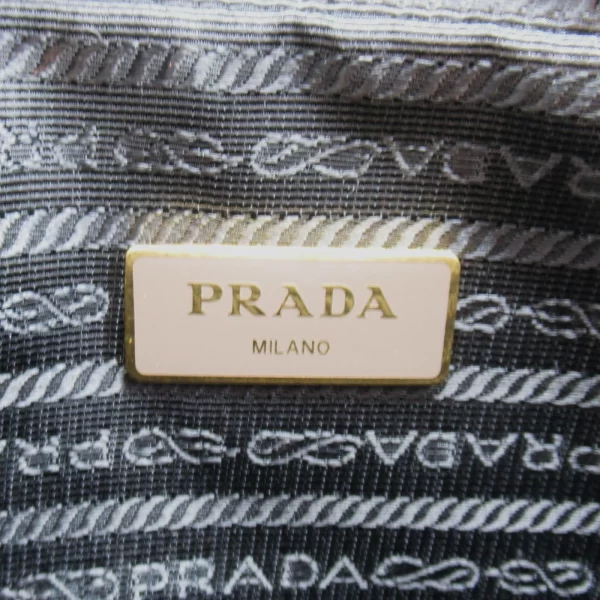 2101217770675 12 PRADA Leather Ladies Shoulder Bag Gray