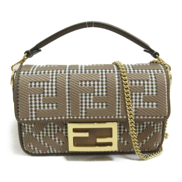 2101217772891 2 Fendi Leather Mamma Bucket 2way Shoulder Bag