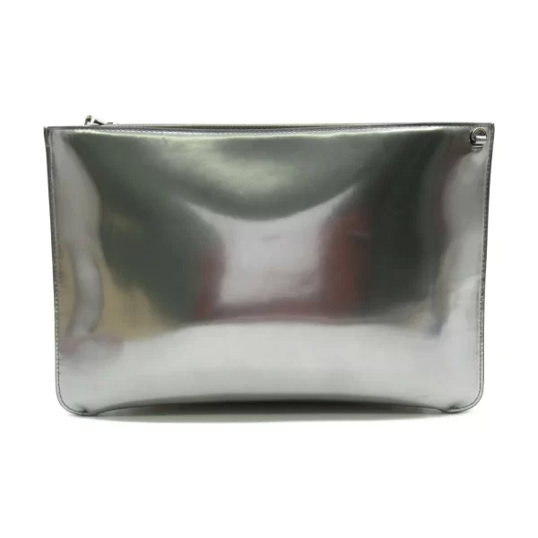 2104102245227 3 Christian Louboutin Clutch Leather Womens Silver Series Shoulder Bag