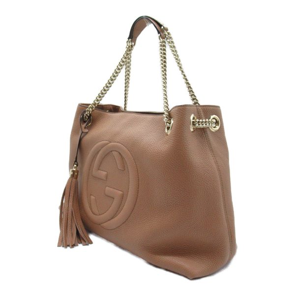 2107600978253 4 Gucci Interlocking G Shoulder Tote Bag Leather Beige