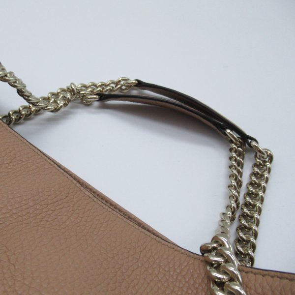 2107600978253 9 Gucci Interlocking G Shoulder Tote Bag Leather Beige