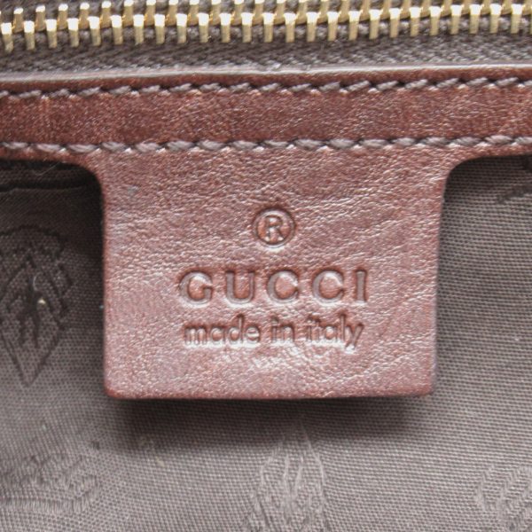 2118400120568 10 Gucci Tote Bag GG Canvas Beige Dark Brown