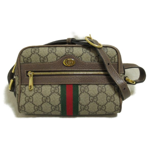 2118500037926 1 Gucci Shoulder Bag Canvas GG Supreme Beige Brown