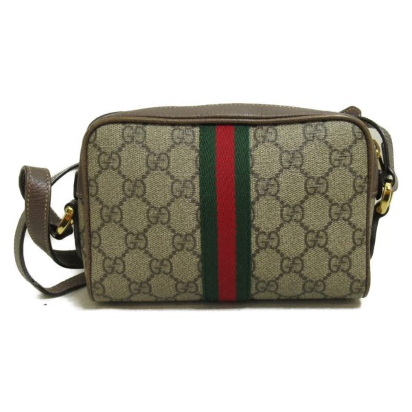 2118500037926 2 Gucci Shoulder Bag Canvas GG Supreme Beige Brown