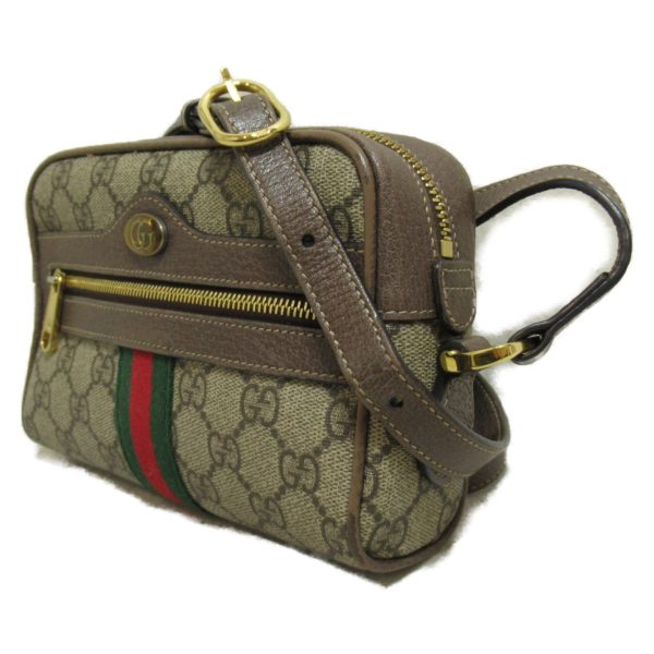 2118500037926 3 Gucci Shoulder Bag Canvas GG Supreme Beige Brown