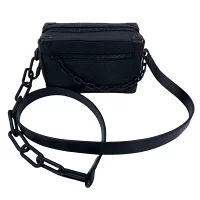 22014031 01 Prada Business Bag Shoulder Bag Renylon Saffiano Black