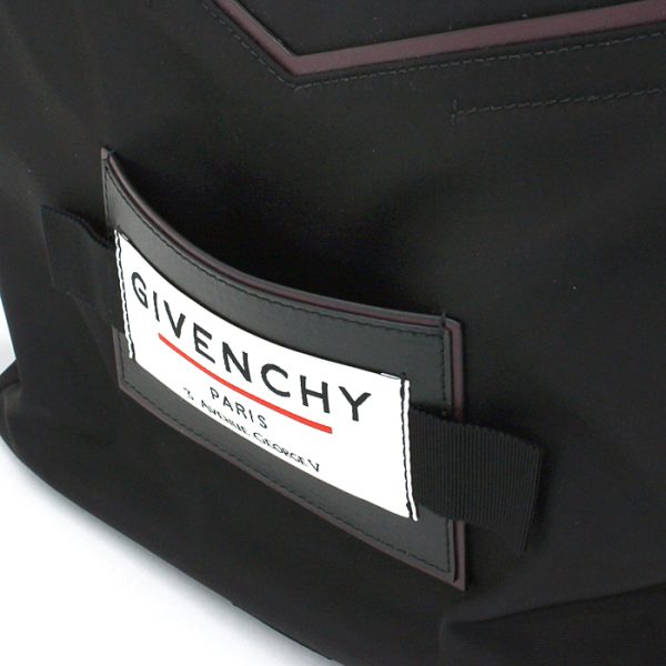 220819 bg1 7 7 Givenchy Rucksack Backpack Black Nylon Folded Shoulder Travel Casual