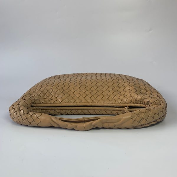 22761705916997 pic hd2 Bottega Veneta Intrecciato Hobo Bag Medium Beige Lambskin leather