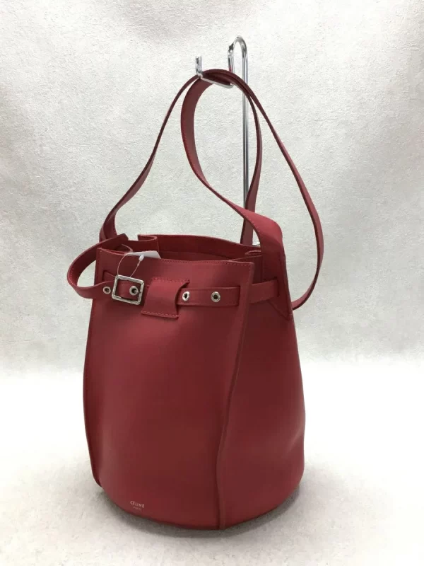 2300018983127 02 CELINE Big Bag Nano Leather Shoulder Bag Red